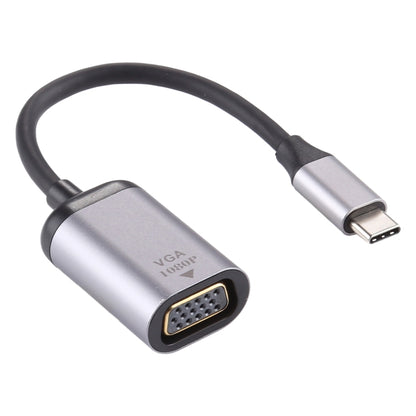 สายเคเบิลอะแดปเตอร์เชื่อมต่อตัวผู้ VGA 1080P VGA ถึง Type-C / USB-C, VGA Female to Type-C Male
