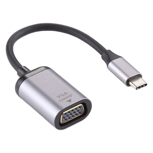 สายเคเบิลอะแดปเตอร์เชื่อมต่อตัวผู้ VGA 1080P VGA ถึง Type-C / USB-C, VGA Female to Type-C Male