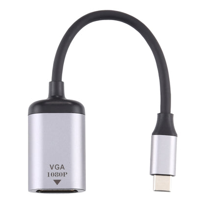 สายเคเบิลอะแดปเตอร์เชื่อมต่อตัวผู้ VGA 1080P VGA ถึง Type-C / USB-C, VGA Female to Type-C Male