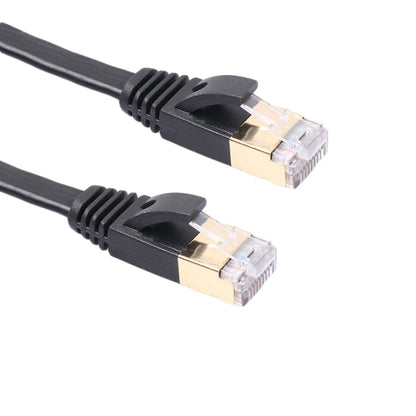 10 เมตร CAT7 10 Gigabit Ethernet Ultra Flat Patch Cable สำหรับโมเด็ม Router LAN เครือข่าย - สร้างด้วย Shielded RJ45 ตัวเชื่อมต่อ, Length: 10m
