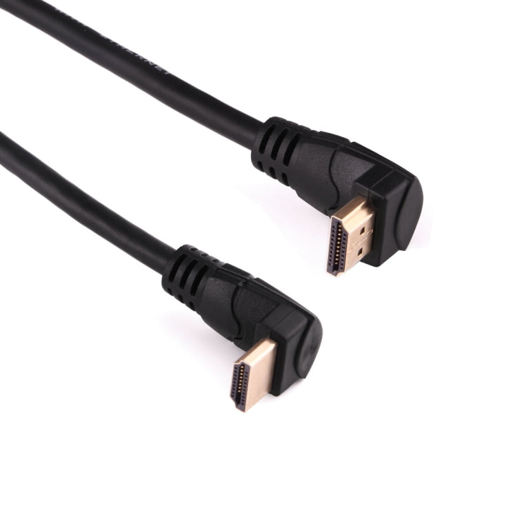 1.8m 4K * 2K รุ่น HDMI 2.0 ความเร็วสูง 90 องศามุมขวา HDMI ชาย 90 องศามุมขวา HDMI ชายสาย Ethernet, 90 Degree HDMI to 90 Degree HDMI