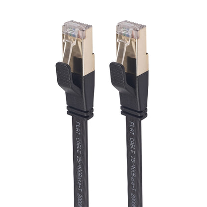 CAT8-2 Double Shielded CAT8 Flat Network LAN Cable ความยาว: 15ม, 15m