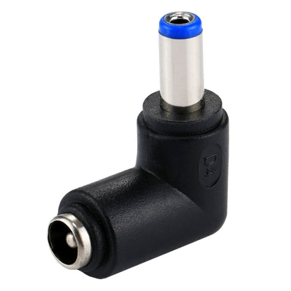 DC 4506 ชายไป DC 7406 หญิงอะแดปเตอร์สำหรับแล็ปท็อป HP โน้ตบุ๊ค, ข้อศอกมุมขวา 90 องศา, DC 5521 Male to Female
