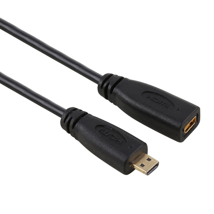 30 ซม. 1080 P Micro HDMI หญิงชาย Gold-plated Connector Adapter Cable