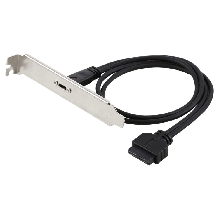 50 ซม.USB-C/Type-C หญิง USB 3.0 เมนบอร์ด 20 พินแผงขยาย Bracket MOUNT CABLE, 50cm Motherboard 20 Pin
