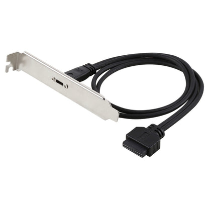 50 ซม.USB-C/Type-C หญิง USB 3.0 เมนบอร์ด 20 พินแผงขยาย Bracket MOUNT CABLE, 50cm Motherboard 20 Pin