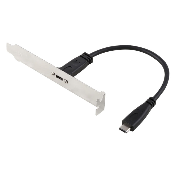 หัวต่อแผงขนาด 20 ซม. USB-C / Type-C หญิงถึงชายส่วนขยายสายไฟเชื่อมต่อสายเคเบิล, 20cm Type-C