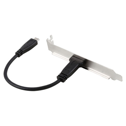 หัวต่อแผงขนาด 20 ซม. USB-C / Type-C หญิงถึงชายส่วนขยายสายไฟเชื่อมต่อสายเคเบิล, 20cm Type-C