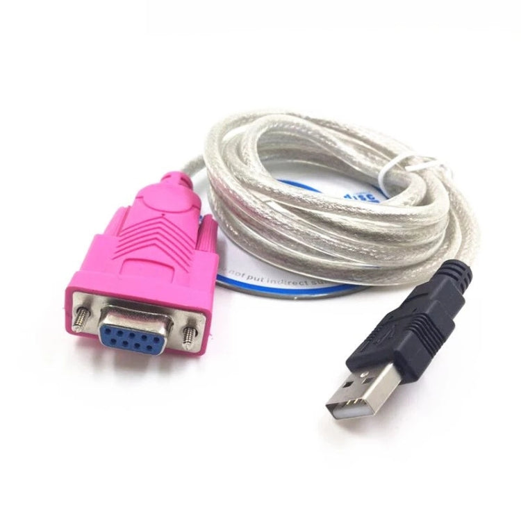 สายเคเบิลคอมพิวเตอร์พอร์ตอนุกรม USB เข้ากับ RS232 ตัวเมีย ความยาวสายเคเบิล: 1.5 ม
