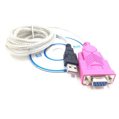 สายเคเบิลคอมพิวเตอร์พอร์ตอนุกรม USB เข้ากับ RS232 ตัวเมีย ความยาวสายเคเบิล: 1.5 ม
