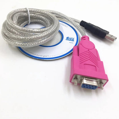 สายเคเบิลคอมพิวเตอร์พอร์ตอนุกรม USB เข้ากับ RS232 ตัวเมีย ความยาวสายเคเบิล: 1.5 ม