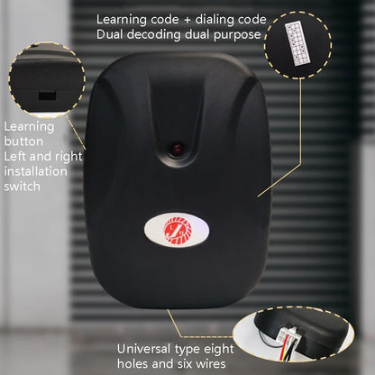 ไฟฟ้าตัวควบคุมประตูโรงรถ Rolling ประตูม้วนประตูรีโมทคอนโทรล Plug-Chain มอเตอร์พร้อมสาย, with Cable