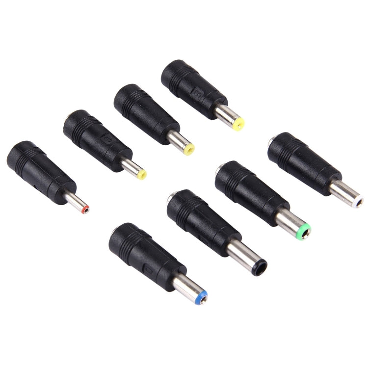 5.5x2.1 มม. หญิงถึงชายหลายอินเทอร์เฟซ 8 in 1 Power Adapters ชุดสำหรับ HP / Sony / Acer / ASUS / DELL แล็ปท็อปโน้ตบุ๊ค, 8 in 1 Power Adapters