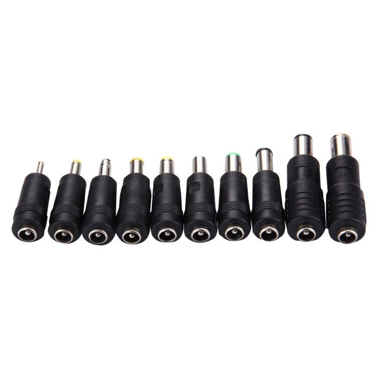 5.5x2.1 มม. หญิงถึงชายหลายอินเทอร์เฟซ 10 in 1 Power Adapters ชุดสำหรับ IBM / HP / Sony / Toshiba / Lenovo / ASUS / Samsung / DELL แล็ปท็อปโน้ตบุ๊ค, 10 in 1