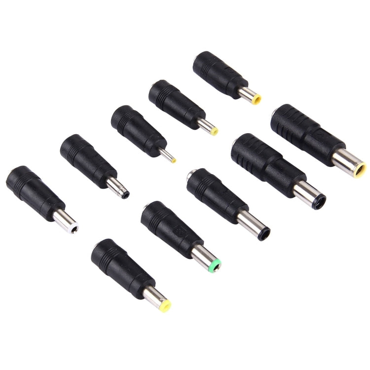 5.5x2.1 มม. หญิงถึงชายหลายอินเทอร์เฟซ 10 in 1 Power Adapters ชุดสำหรับ IBM / HP / Sony / Toshiba / Lenovo / ASUS / Samsung / DELL แล็ปท็อปโน้ตบุ๊ค, 10 in 1