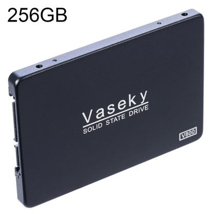 Vaseky V800 256GB 2.5 นิ้ว SATA3 6GB/s Ultra-Slim 7 มม.Solid State Drive SSD ฮาร์ดดิสก์ไดรฟ์สำหรับเดสก์ท็อป,โน้ตบุ๊ค, 256GB