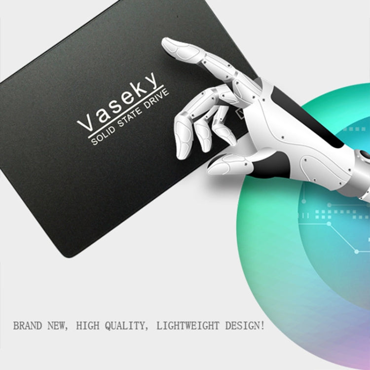 Vaseky V800 350GB 2.5 นิ้ว SATA3 6GB/s Ultra-Slim 7 มม.Solid State Drive SSD ฮาร์ดดิสก์ไดรฟ์สำหรับเดสก์ท็อป,โน้ตบุ๊ค, 350GB