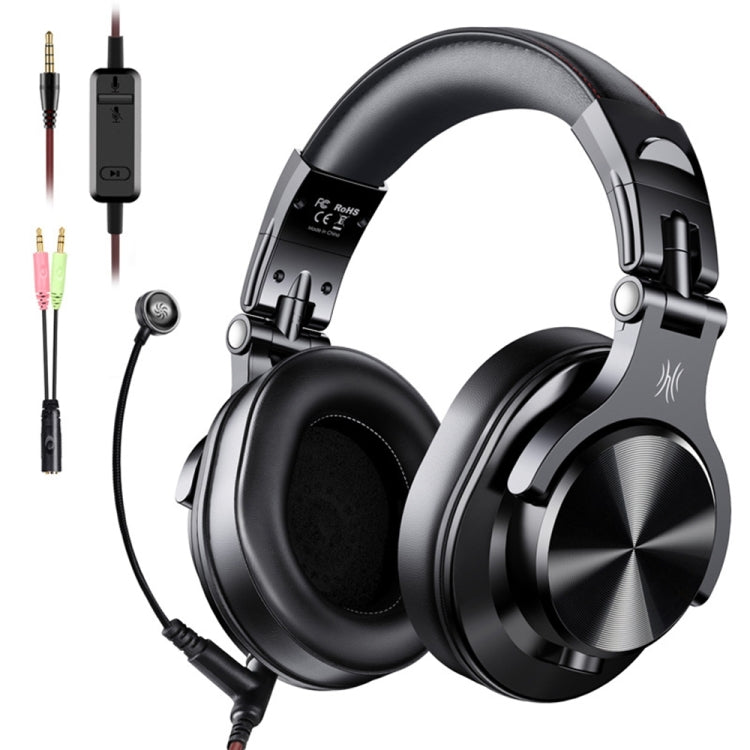 OneOdio A71 หูฟังแบบมีสายลดเสียงรบกวนแบบติดศีรษะพร้อมไมโครโฟน, A71M (Black), A71(Brown)
