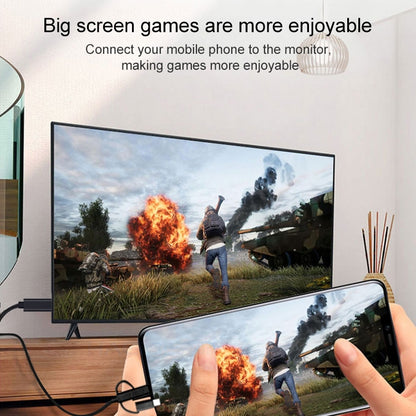 OT-7537S 3 in 1 1080P Mobile HD Screen Player สายเคเบิล HDTV