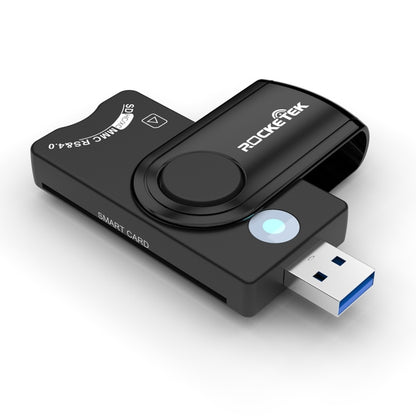 ROCKETEK CR310 USB 2.0 + การ์ด TF + การ์ด SD + ซิมการ์ด + สมาร์ทการ์ดเครื่องอ่านการ์ดมัลติฟังก์ชั่น, USB 2.0