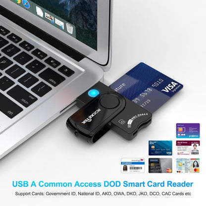 ROCKETEK CR310 USB 2.0 + การ์ด TF + การ์ด SD + ซิมการ์ด + สมาร์ทการ์ดเครื่องอ่านการ์ดมัลติฟังก์ชั่น, USB 2.0