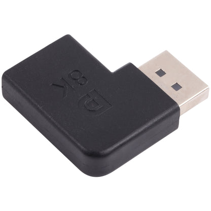 8K DisplayPort Male ถึง DisplayPort Female Elbow Adapter, DP Male to DP Female Elbow