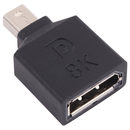 8K Mini DisplayPort Male ถึง DisplayPort Female Straight Adapter, Mini DP Male to DP Female Straight