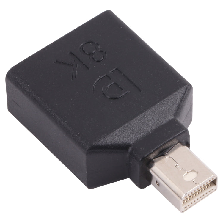 8K Mini DisplayPort Male ถึง DisplayPort Female Straight Adapter, Mini DP Male to DP Female Straight