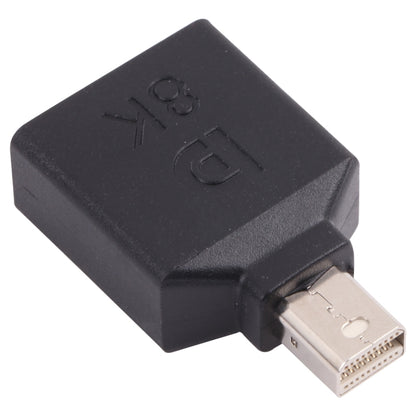 8K Mini DisplayPort Male ถึง DisplayPort Female Straight Adapter, Mini DP Male to DP Female Straight