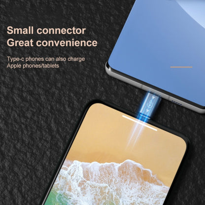 USB-C / Type-C หญิงถึง 8 พินหญิงชาร์จ + การส่งข้อมูล + อะแดปเตอร์ OTG, Type-C Female to 8 Pin Female
