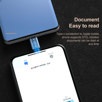 USB-C / Type-C หญิงถึง 8 พินหญิงชาร์จ + การส่งข้อมูล + อะแดปเตอร์ OTG, Type-C Female to 8 Pin Female