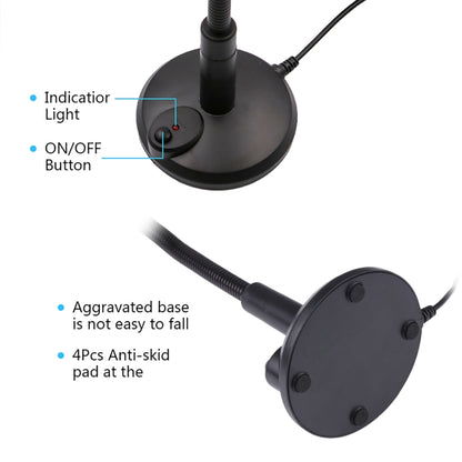 M-309 ไมโครโฟนคอมพิวเตอร์แบบเสียบปลั๊กขนาด 3.5 มม, 3.5mm