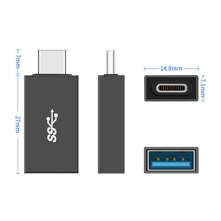 อะแดปเตอร์ AF Type-C / USB-C เป็น USB 3.0, Type-C AF Adapter (Black), Type-C AF Adapter (White)