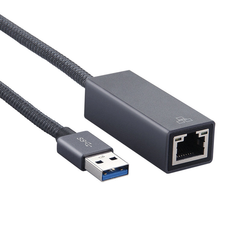 สายอะแดปเตอร์ USB 3.0 AM เป็น RJ45 Gigabit ความยาว: 20 ซม