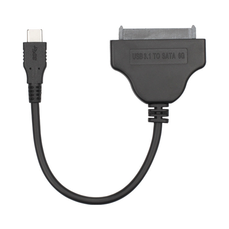 USB Type-C / USB-C เป็น SATA 2 7+15 สายเคเบิล Easy Drive ความยาว: 20 ซม