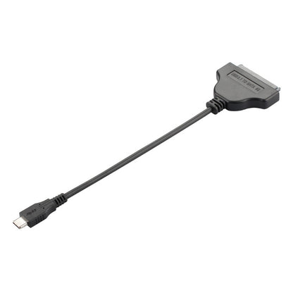 USB Type-C / USB-C เป็น SATA 2 7+15 สายเคเบิล Easy Drive ความยาว: 20 ซม