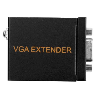 สัญญาณ VGA ไปยัง RJ45 Signal Extender เครื่องส่ง + ตัวแปลงตัวรับสัญญาณ สายอีเธอร์เน็ต ระยะการส่งข้อมูล: 60 ม, Transmission Distance: 60m