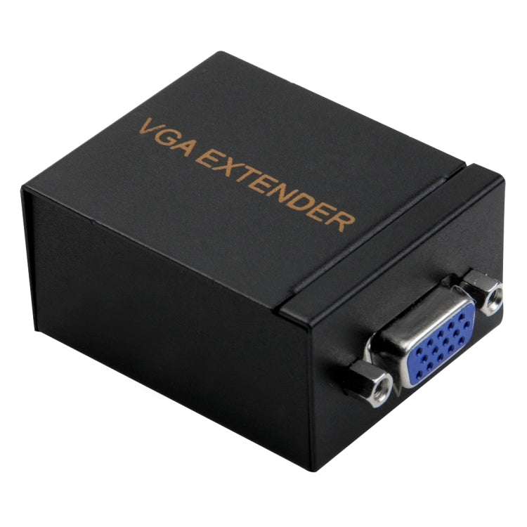 สัญญาณ VGA ไปยัง RJ45 Signal Extender เครื่องส่ง + ตัวแปลงตัวรับสัญญาณ สายอีเธอร์เน็ต ระยะการส่งข้อมูล: 60 ม, Transmission Distance: 60m