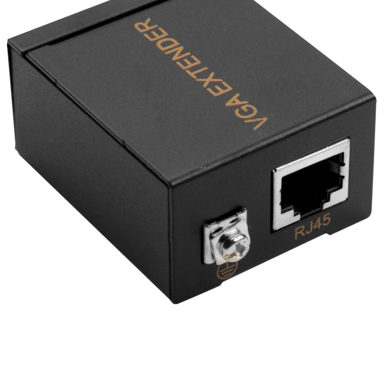 สัญญาณ VGA ไปยัง RJ45 Signal Extender เครื่องส่ง + ตัวแปลงตัวรับสัญญาณ สายอีเธอร์เน็ต ระยะการส่งข้อมูล: 60 ม, Transmission Distance: 60m
