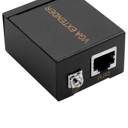 สัญญาณ VGA ไปยัง RJ45 Signal Extender เครื่องส่ง + ตัวแปลงตัวรับสัญญาณ สายอีเธอร์เน็ต ระยะการส่งข้อมูล: 60 ม, Transmission Distance: 60m
