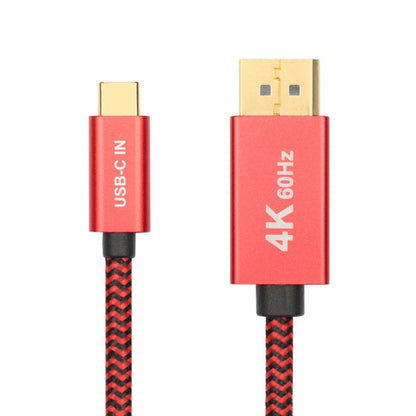 สายเคเบิลอะแดปเตอร์ 4K 60Hz USB-C / Type-C ตัวผู้เป็น DisplayPort HD ตัวผู้