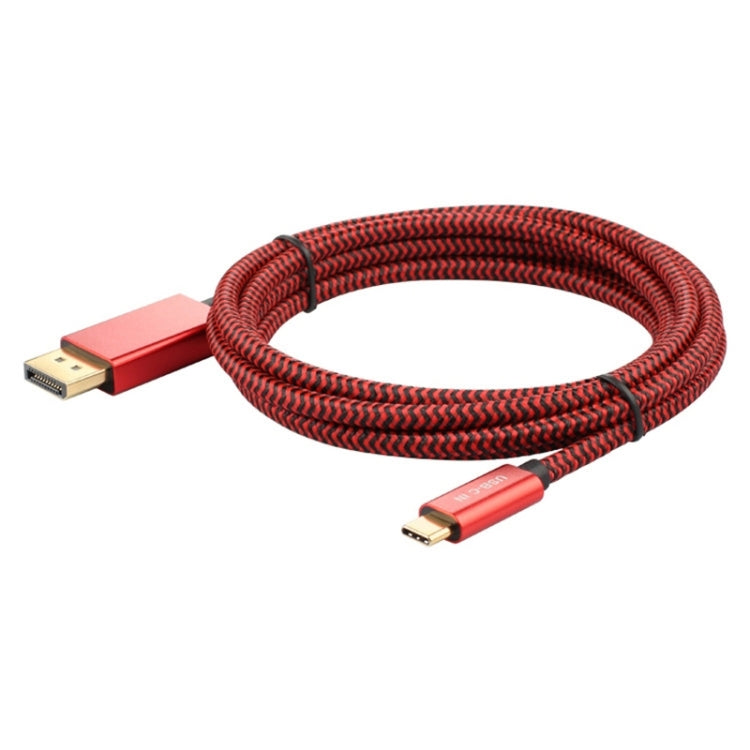 สายเคเบิลอะแดปเตอร์ 4K 60Hz USB-C / Type-C ตัวผู้เป็น DisplayPort HD ตัวผู้