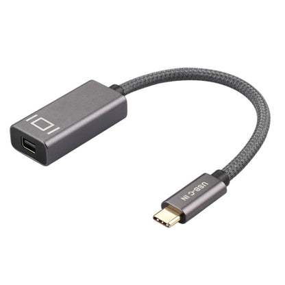 4K 60Hz USB-C / Type-C ชายกับสายเคเบิลอะแดปเตอร์ Mini DisplayPort หญิง, Type-C Male to Mini DisplayPort Female