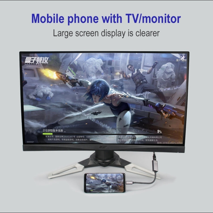 4K 60Hz USB-C / Type-C ชายกับสายเคเบิลอะแดปเตอร์ Mini DisplayPort หญิง, Type-C Male to Mini DisplayPort Female