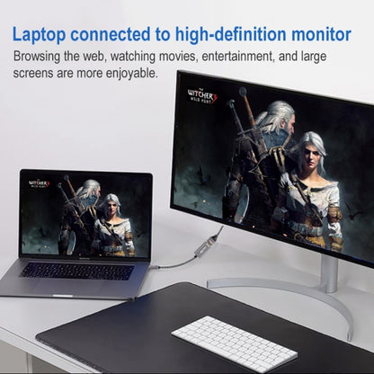 4K 60Hz USB-C / Type-C ชายกับสายอะแดปเตอร์ HDMI หญิง, Type-C Male to HDMI Female