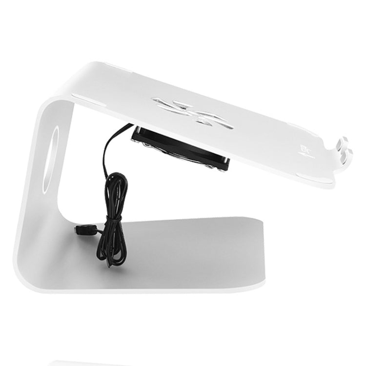 SOPI ZJ-001 ขาตั้งระบายความร้อนอลูมิเนียมสไตล์คลาสสิกพร้อมพัดลมสุดเท่สำหรับแล็ปท็อป เหมาะสำหรับ Mac Air, Mac Pro, iPad และแล็ปท็อปอื่นๆ, Classic Style with Cool Fan