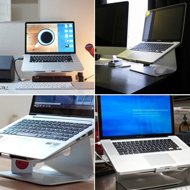 SOPI ZJ-001 ขาตั้งระบายความร้อนอลูมิเนียมสไตล์คลาสสิกพร้อมพัดลมสุดเท่สำหรับแล็ปท็อป เหมาะสำหรับ Mac Air, Mac Pro, iPad และแล็ปท็อปอื่นๆ, Classic Style with Cool Fan