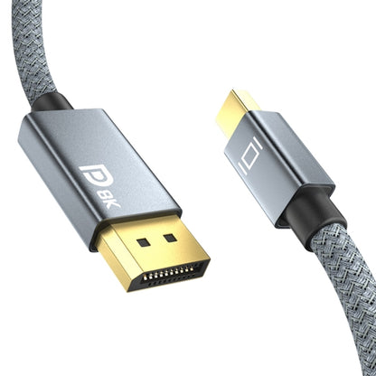 Mini160; DP ชายถึง 8K DisplayPort 1.4 ชาย HD สายอะแดปเตอร์ถัก, ความยาวสายเคเบิล: 2 ม.