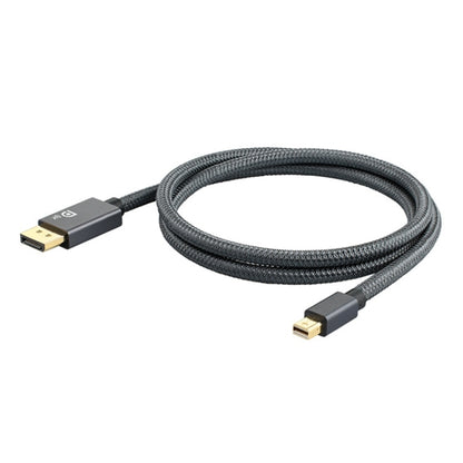 Mini160; DP ชายถึง 8K DisplayPort 1.4 ชาย HD สายอะแดปเตอร์ถัก, ความยาวสายเคเบิล: 2 ม.