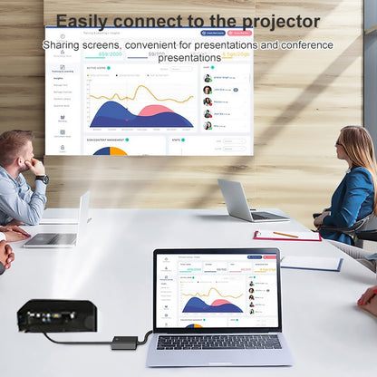 HDCO-VGAM2 1080P VGA ชายกับตัวแปลง HDMI หญิงพร้อมสายสัญญาณเสียง 3.5 มม, HDCO-VGAM2